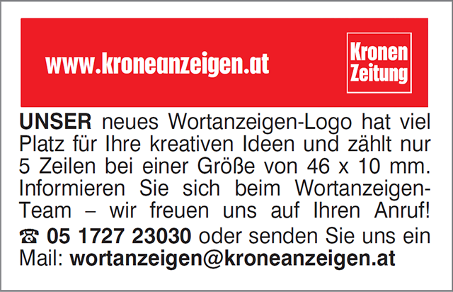 Großes Wortanzeigen-Logo